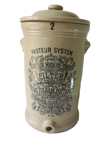 Antique fulham pottery - fulham, glazed