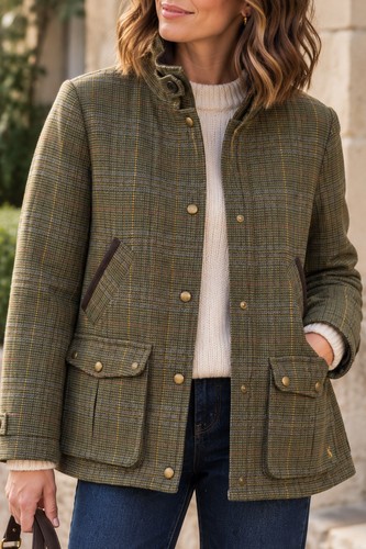 Joules field coat tweed - joules,
