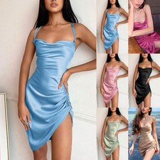 Womens Sexy Strappy Mini Dress