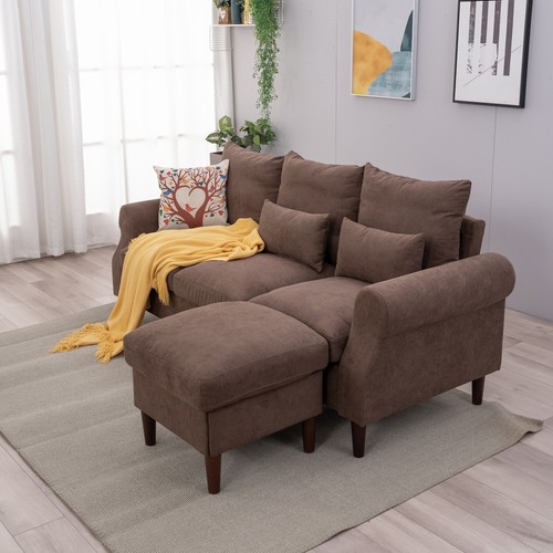 Modern shaped corner sofa - corner,