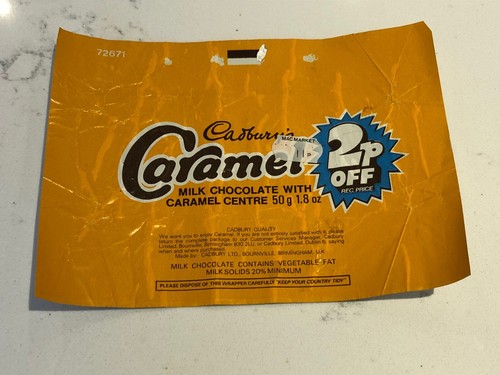 Vintage retro cadburys caramel - retro,