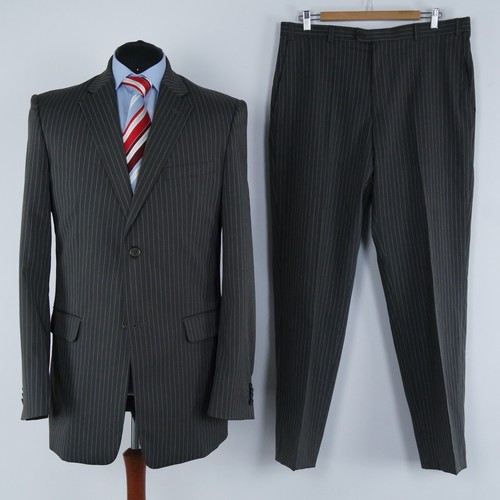Mens brown striped suit - mens,