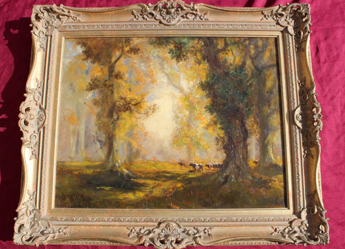 Oil painting irish artist - irish,