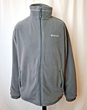 Mountain Warehouse Full Zip Heavyweight Fleece Jacket Grey Men's XL C4460