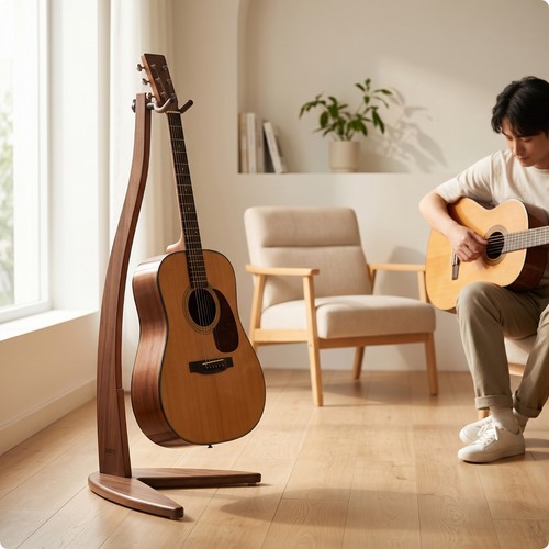 Guitar stand with - guitar, padded