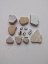 Sea Pottery Beach Pieces Naturally Worn Colours Shapes Arts Crafts 150grams