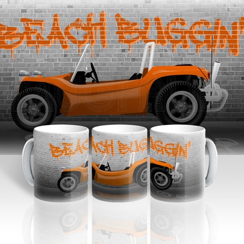 Large mug beach - -, kit
