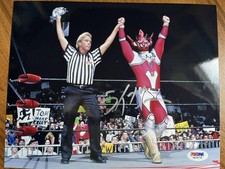 Jushin Thunder Liger Autograph With COA - WCW WWE WWF AEW ECW TNA 