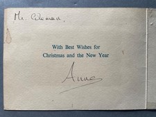 Princess Anne, SIGNED