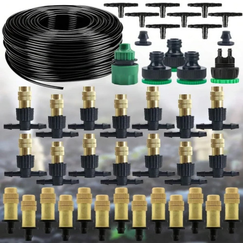 Outdoor garden misting system - garden,