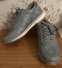 Pavers Dusky Blue Faux Leather