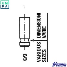 4x INTAKE VALVE R4816/SNT FOR