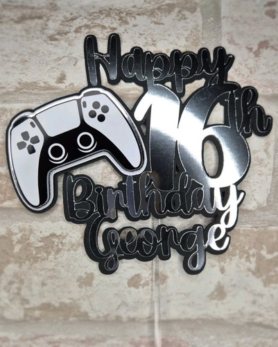 Gaming cake topper gamer - gaming, topper,
