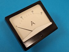 30A DC FSD Moving Coil Meter ~