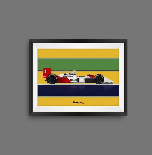 Ayrton senna mclaren mp4 f1 - mp4/4,