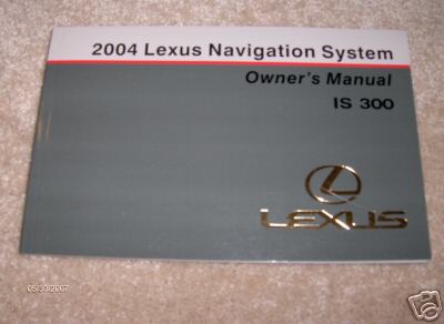 2004 lexus is300 - lexus, navigation