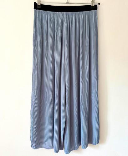 Zara basic blue grey - zara, pleated