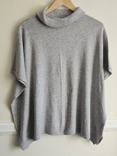 New look grey poncho - new,