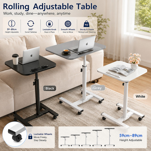Over bed table height - over,