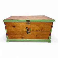 Pine Blanket Box - Antique