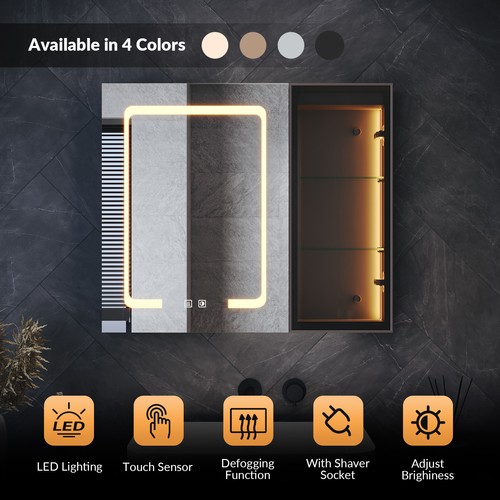 Bathroom mirror cabinet - bathroom,