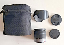 Panasonic Lumix G Vario 1:3.5-5.6  / 14-42mm ASPH. lens + Caps + Hood H-FS014042