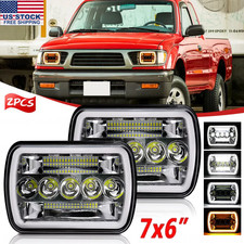 Pair 5x7" 7x6" LED Headlights