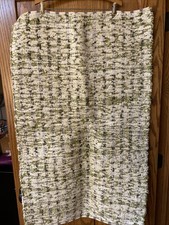 Vintage Handmade GREEN & WHITE