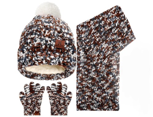 Kids winter warm knit beanie - winter,