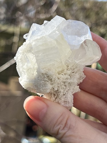 Green apophyllite cubic - green,