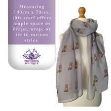 CREAM COCKAPOO SCARF SHAWL