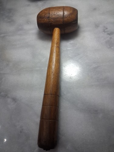 Vintage gavel treen mallet - treen,