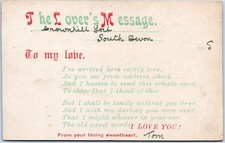 Plymouth Vintage Postcard