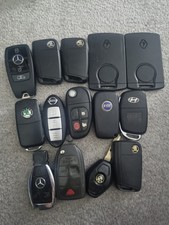 JOB LOT OF 14 USED CAR KEYS IN