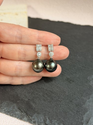 Luxury tahitian pearl earrings - luxury,
