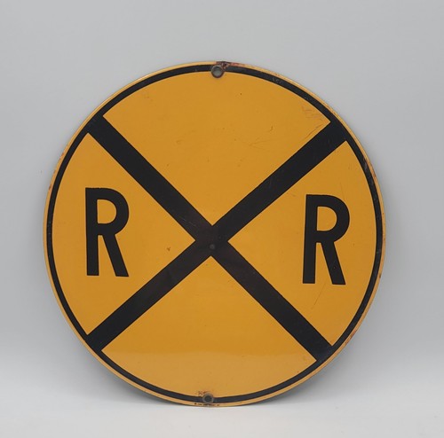 Vintage railroad crossing - railroad, rr