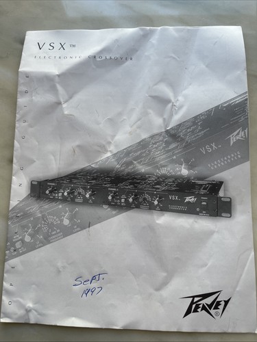 Peavey vsx electronic - peavey,
