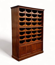 Edwardian oak haberdashery - edwardian,