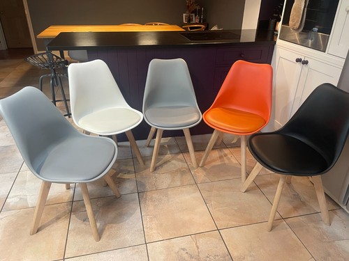 Habitat jerry dining chairs - 5,