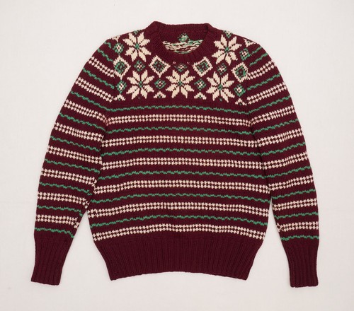 Vintage hand knit wool - vintage,