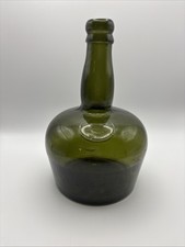 Antique, 8'' Olive Green, Whiskey Bottle Mallet