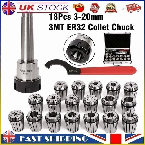 18pcs er32 collet - set, with