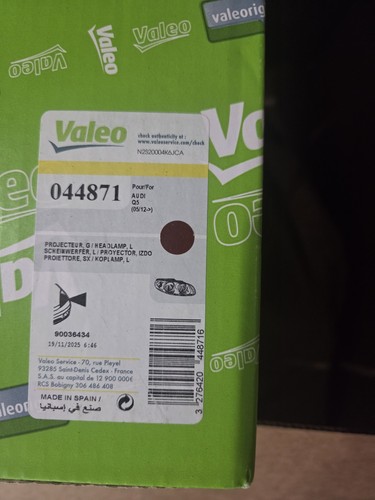 Oem valeo driver left - valeo, xenon