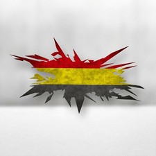 German Rustic Splatter Flag