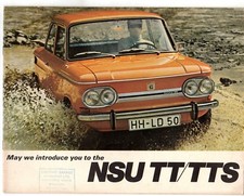 NSU 1200 TT & 1000 TTS 1968-69 UK Market Sales Brochure