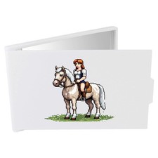 'Retro Style Girl Riding a