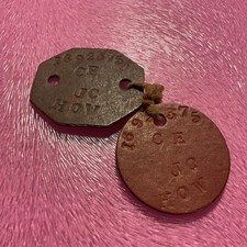 WW2 Dog Tags, RAF 1692375 J C