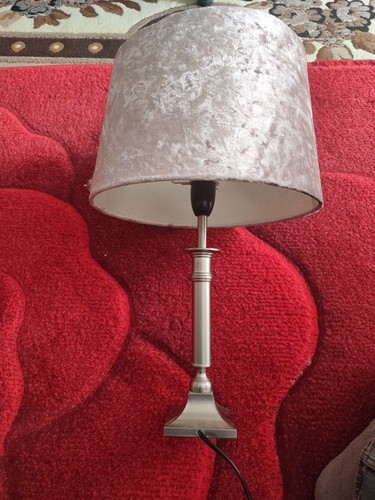 Brass candlestick table lamp - brass,