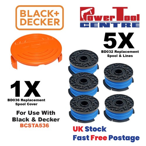 Black decker bcsta536 spool - black,
