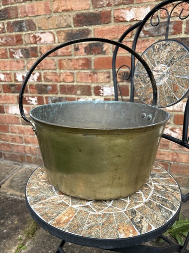Vintage brass jam - , pan